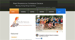 Desktop Screenshot of firstlutheranec.org